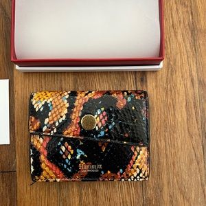 Hammitt coin and card small wallet